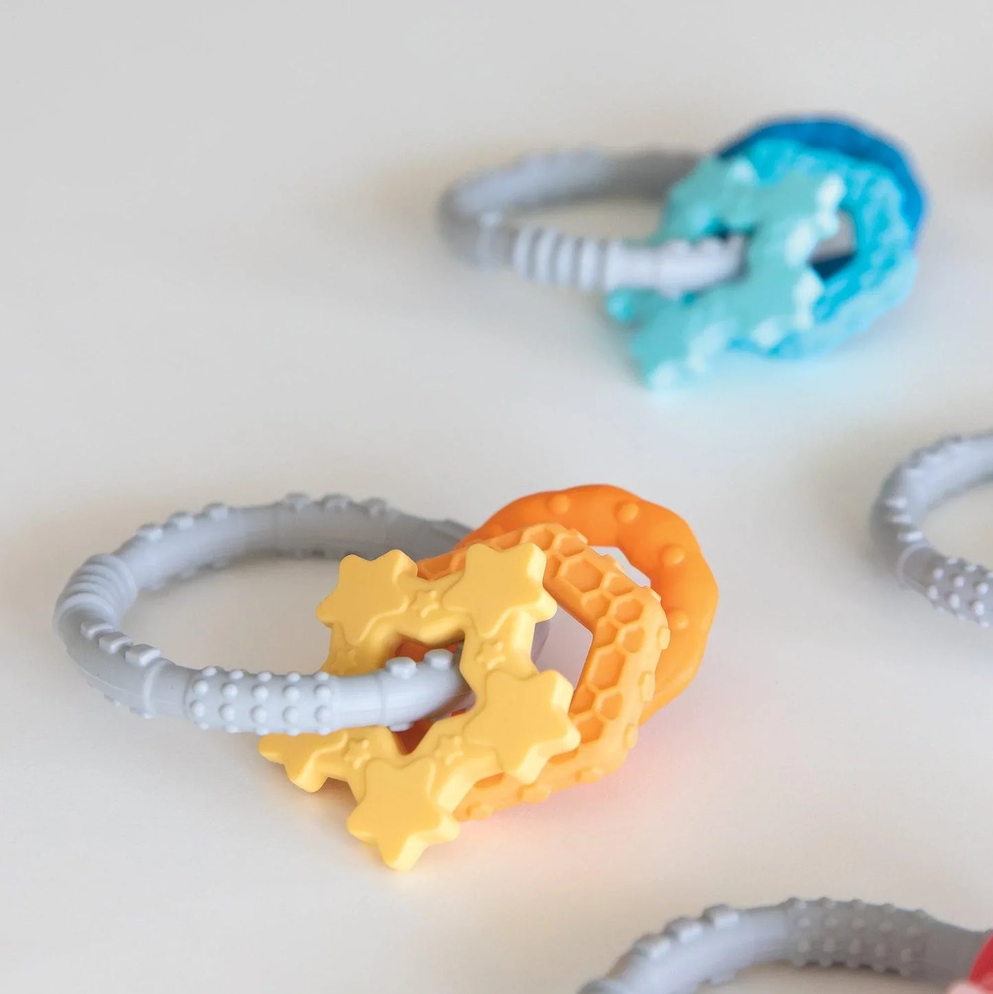 Siliconen bijtringetjes: Oranje