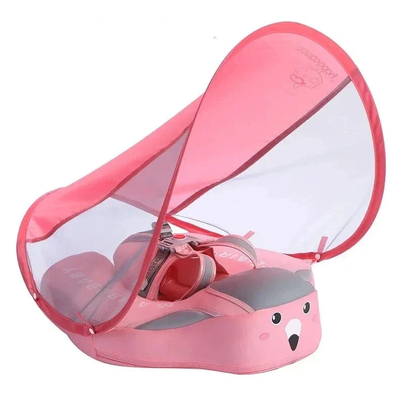 SplashGuard – Nicht-aufblasbarer Schwimmtrainer aus Schaum mit Sonnenschutz – Für Babys von 3–24 Monaten