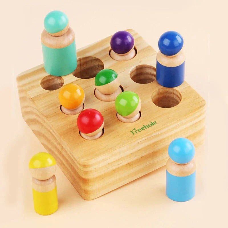 ForestSort – Holzsortier- und Entdeckungsspielzeug für Kinder ab 3 Jahren – Fördert Feinmotorik und fantasievolles Spielen