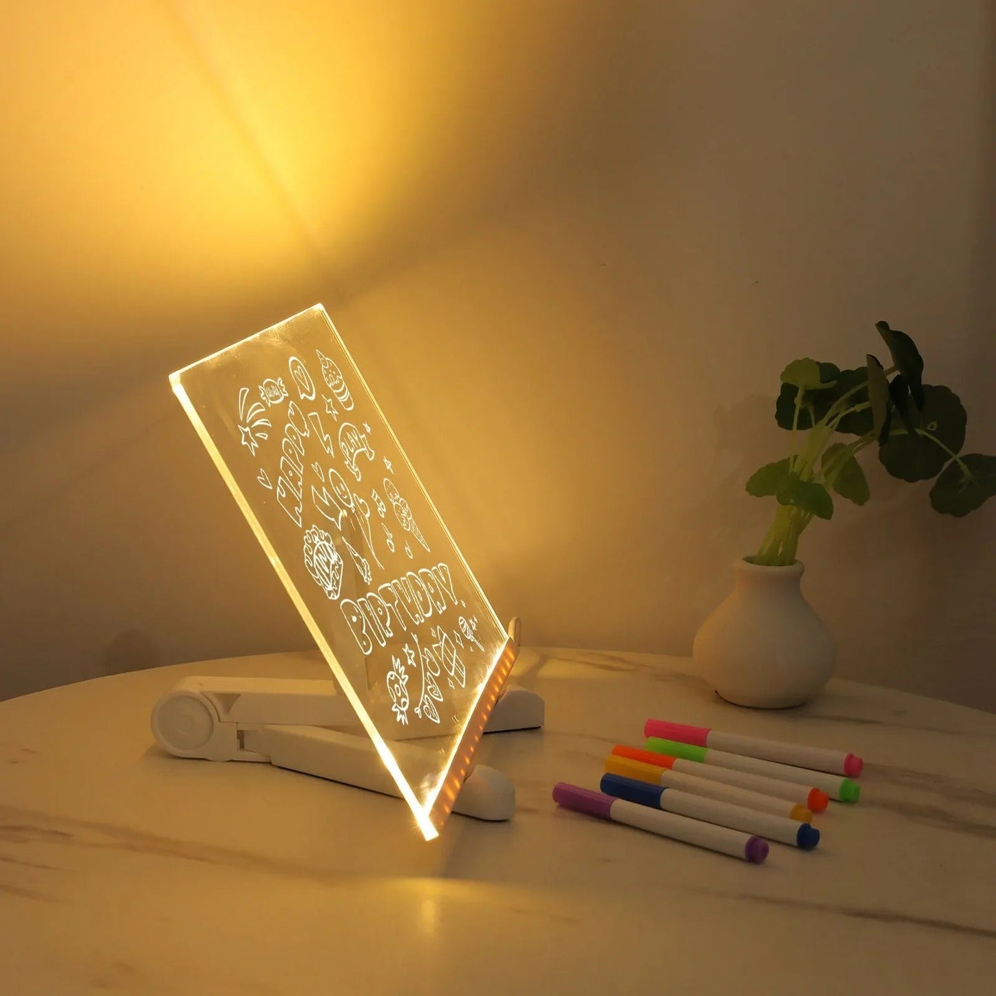 LumiBoard - Kreative wiederbeschreibbare LED-Platine aus Acryl