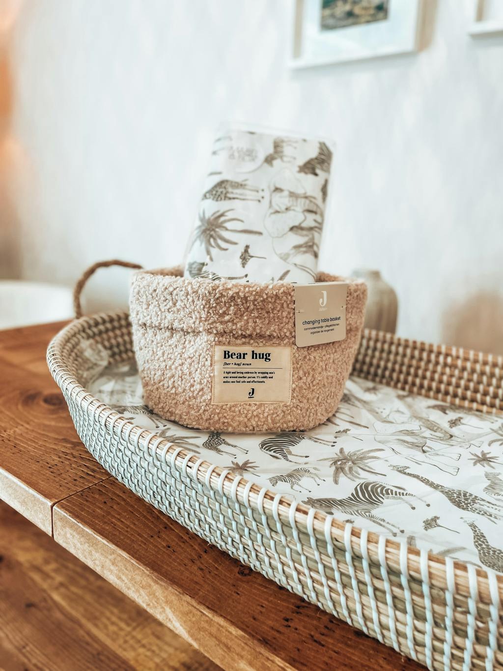 Mabel & Fox - Babyverschoonmand van zeegras
