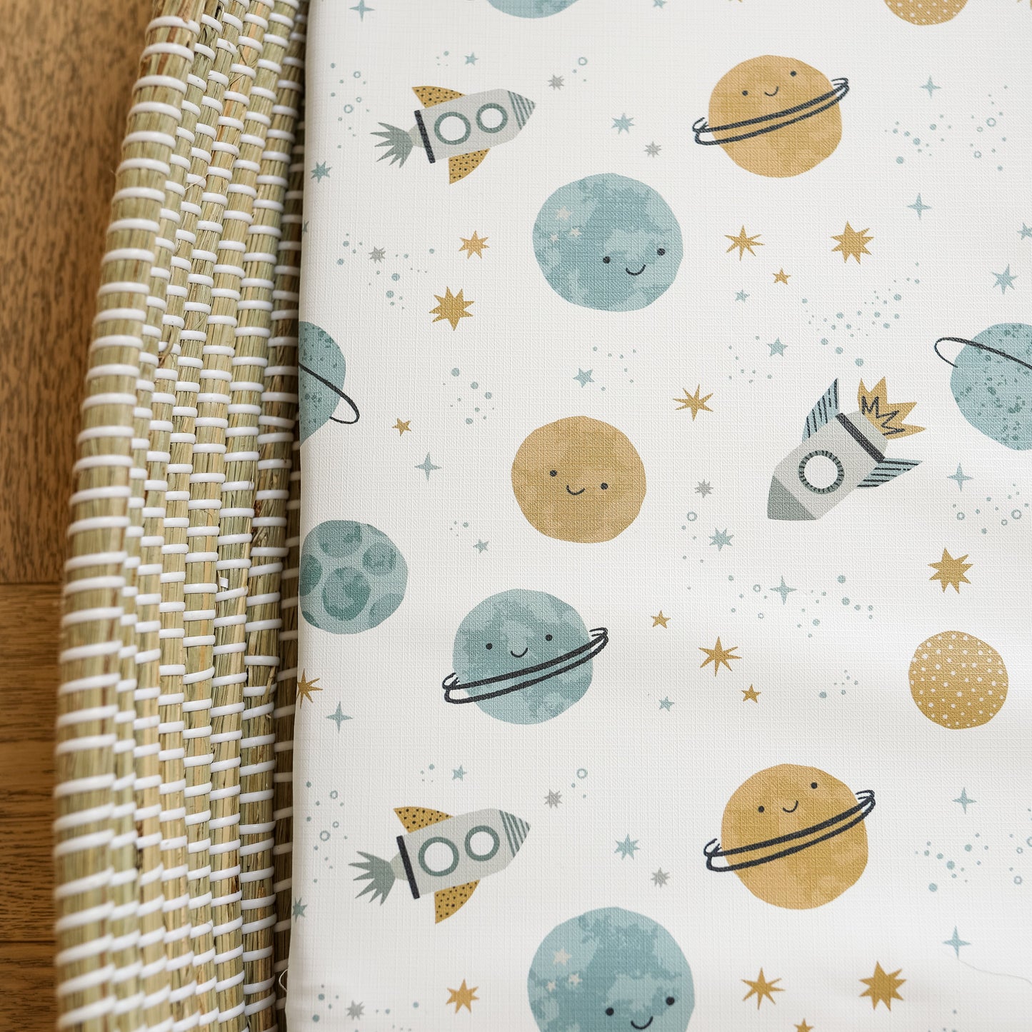 Basket Changing Mat - Space Explorer