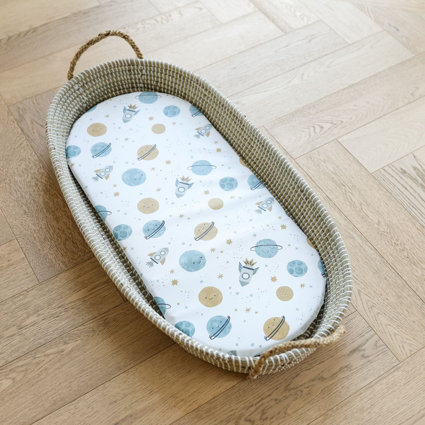 Basket Changing Mat - Space Explorer