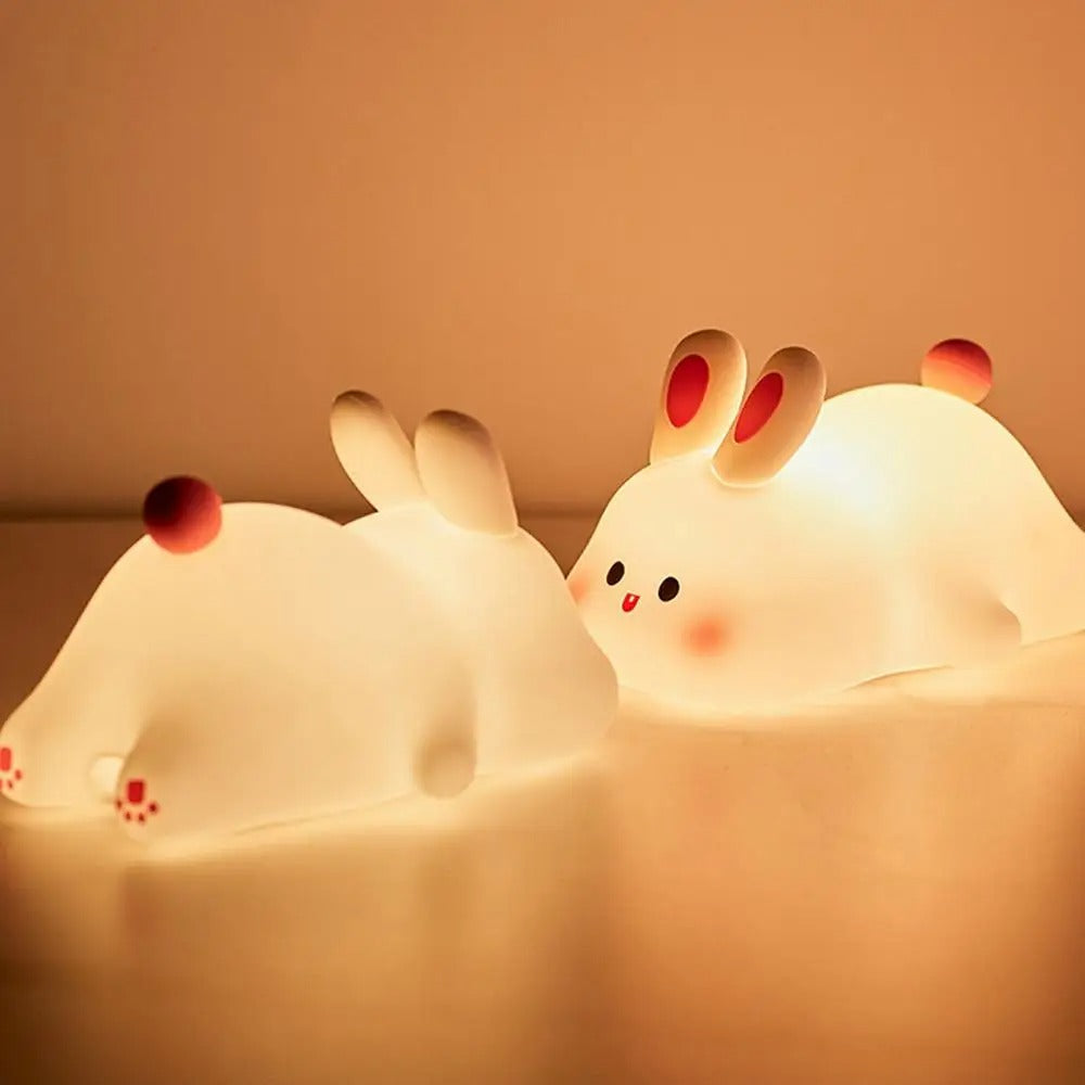 BunnyGlow - Kindersicheres Babyzimmer-Nachtlicht Kaninchen