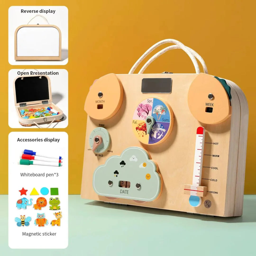 SkillCase Sensorisches Spielbrett – Aktivitätskoffer – Ab 3 Jahren