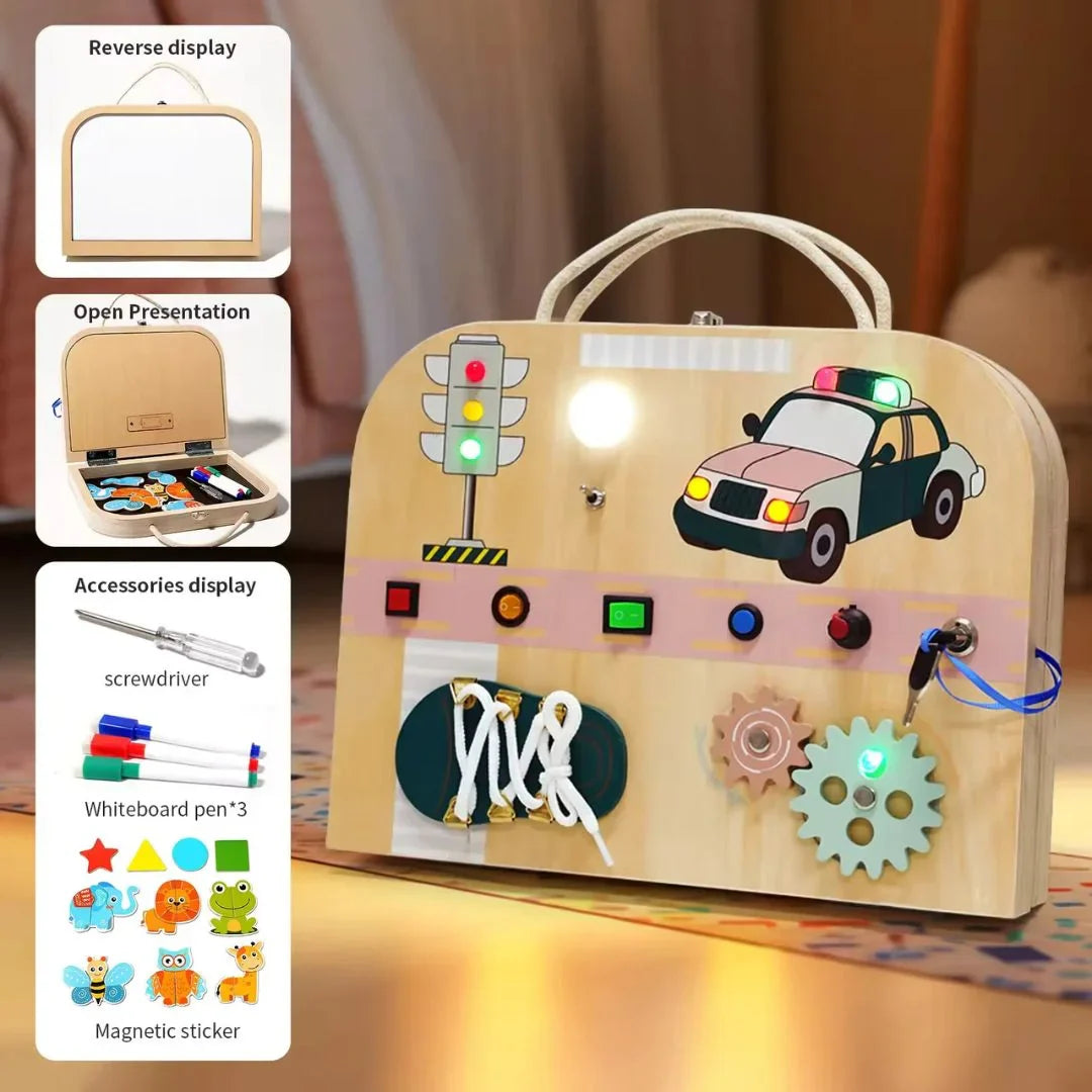 SkillCase Sensorisches Spielbrett – Aktivitätskoffer – Ab 3 Jahren