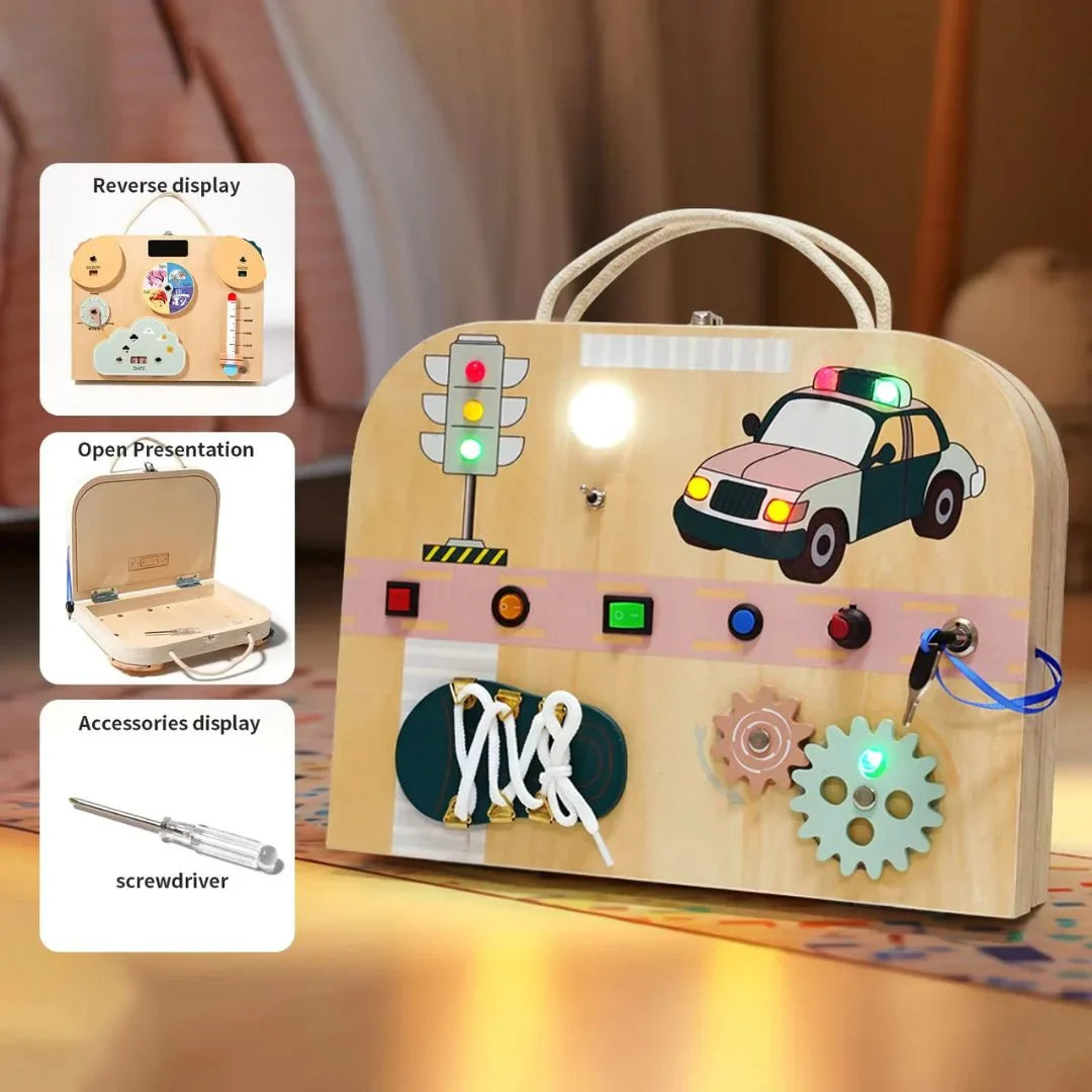 SkillCase Sensorisches Spielbrett – Aktivitätskoffer – Ab 3 Jahren
