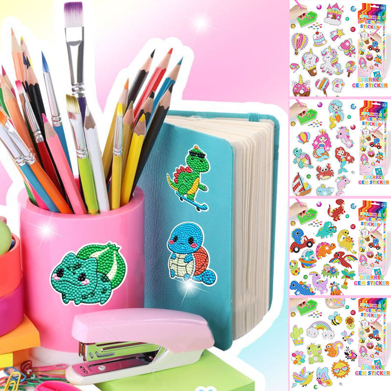SparkleCraft - DIY Cartoon-Diamant-Malerei für Kinder