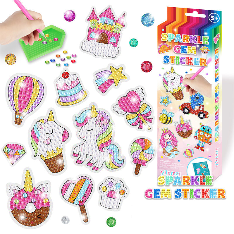 SparkleCraft - DIY Cartoon-Diamant-Malerei für Kinder