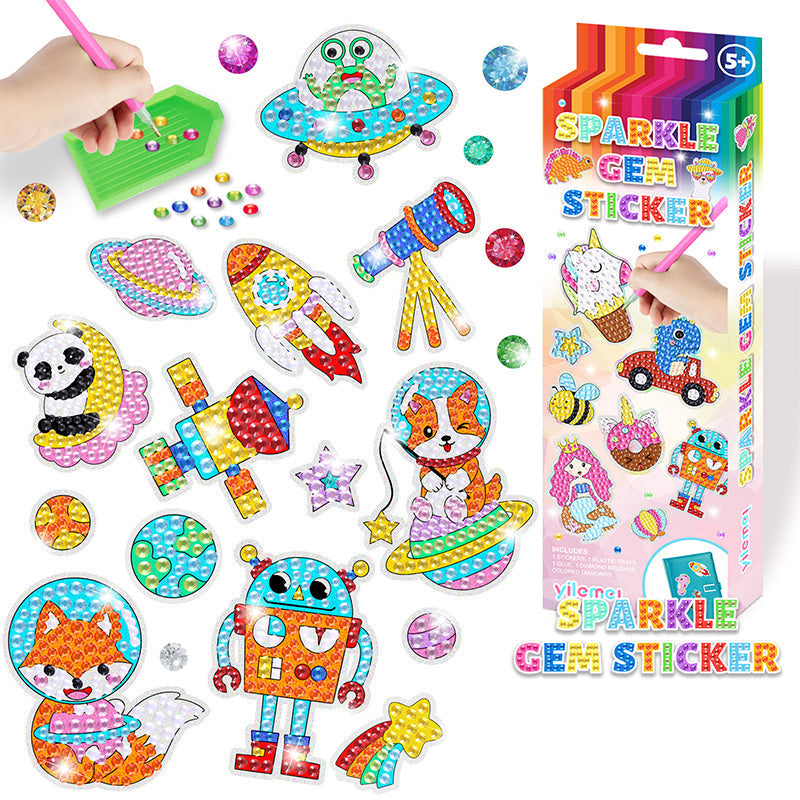 SparkleCraft - DIY Cartoon-Diamant-Malerei für Kinder