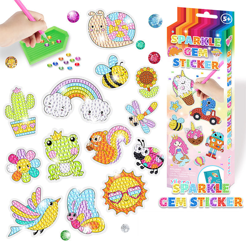 SparkleCraft - DIY Cartoon-Diamant-Malerei für Kinder