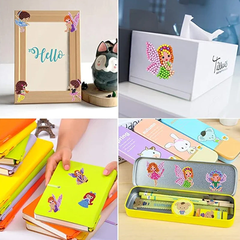SparkleCraft - DIY Cartoon-Diamant-Malerei für Kinder