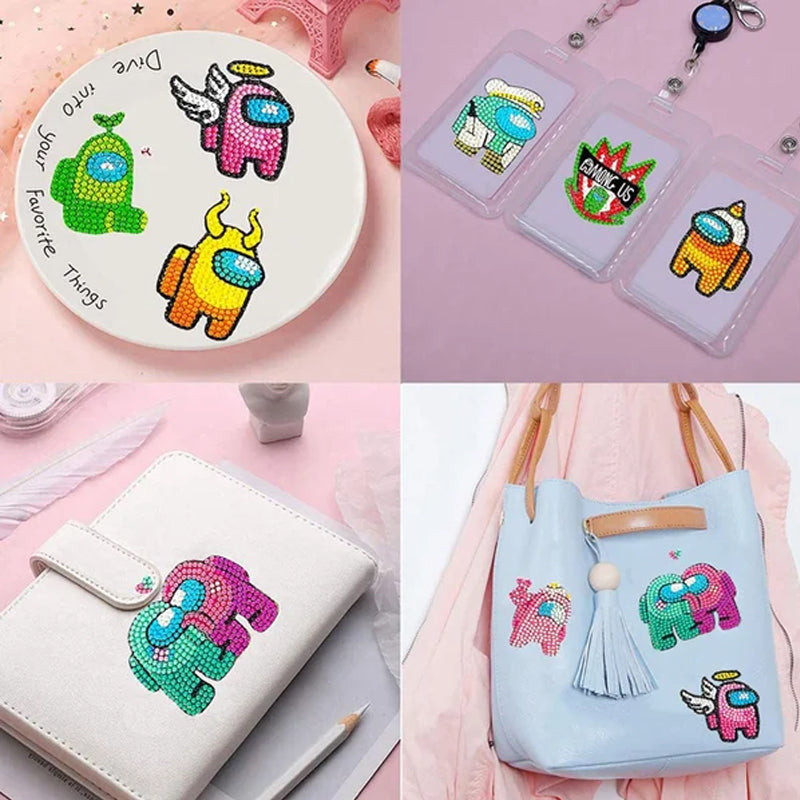 SparkleCraft - DIY Cartoon-Diamant-Malerei für Kinder