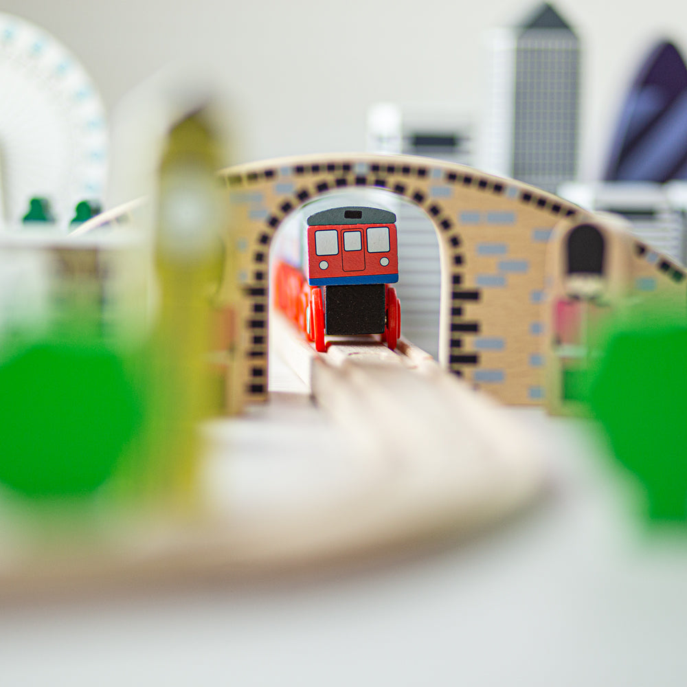 Tidlo City of London Wooden Train Set