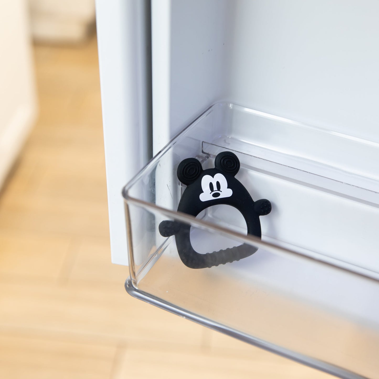 Siliconen platte bijtring: Mickey Mouse