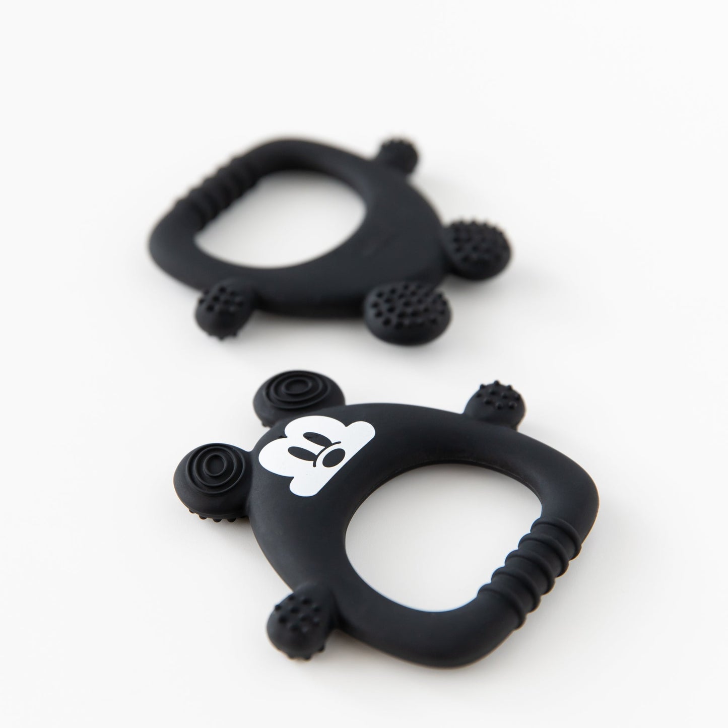 Siliconen platte bijtring: Mickey Mouse