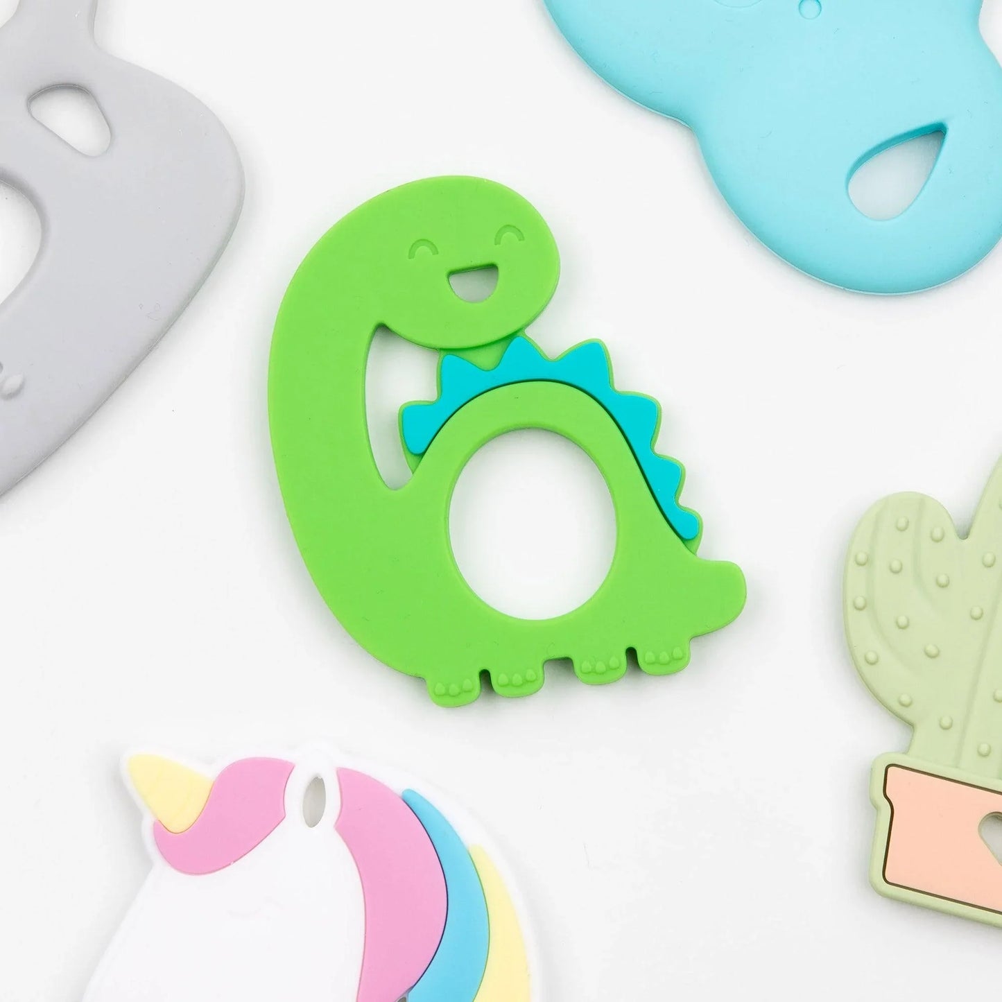 Siliconen bijtring: Dinosaurus