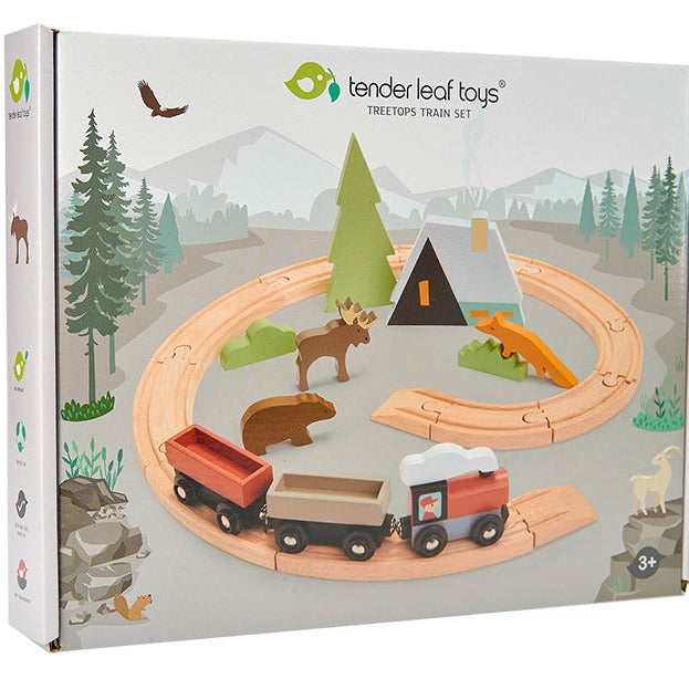 Leaf Toys Treetops Treinset