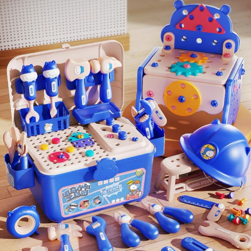 BuilderBench- Selbst spielen mit echten Werkzeugen für junge Macher