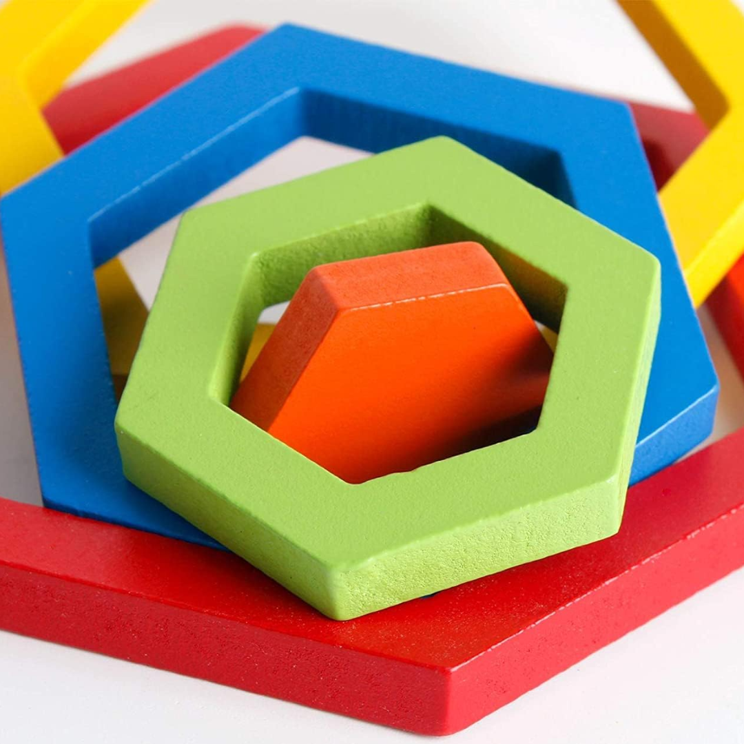 ShapeSort - Holz Montessori Puzzle-Spiel