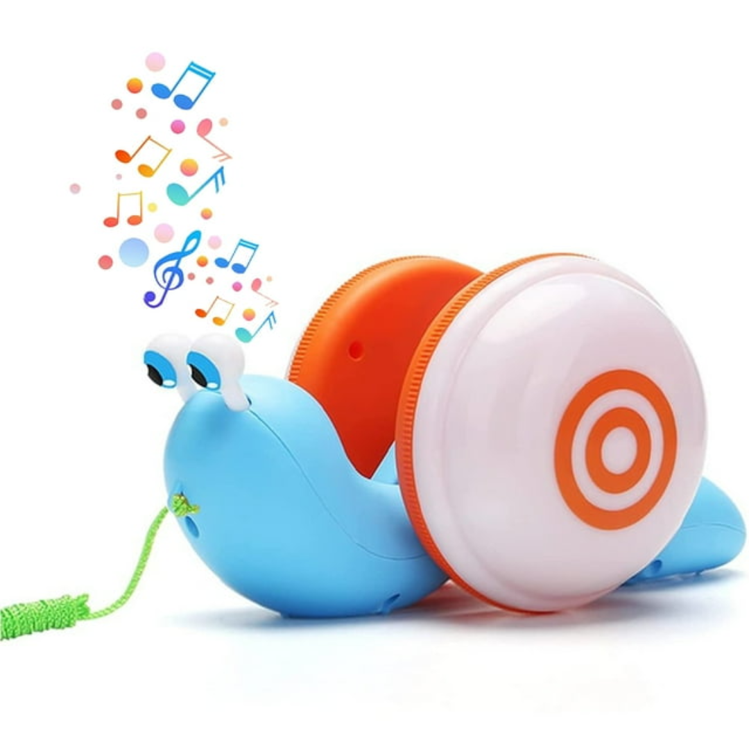 SnailShine – Melodischer Kriechfreund | Licht- & Klangspielzeug für Kinder ab 5 Jahren