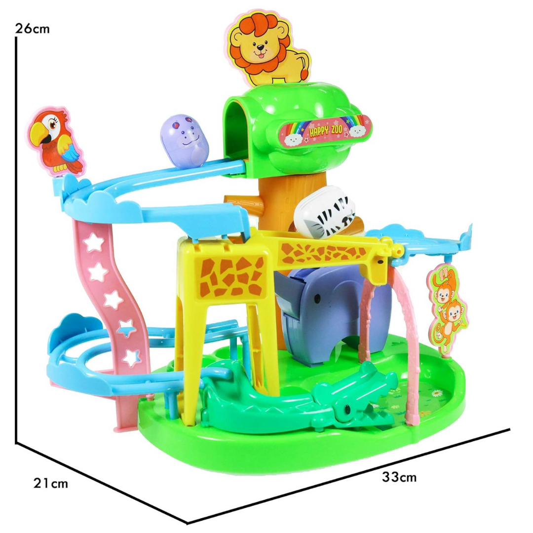 CritterCoaster - Tierrutsche und Baukasten für Kinder ab 3 Jahren - regt zum kreativen Spielen und zur Entwicklung der motorischen Fähigkeiten an