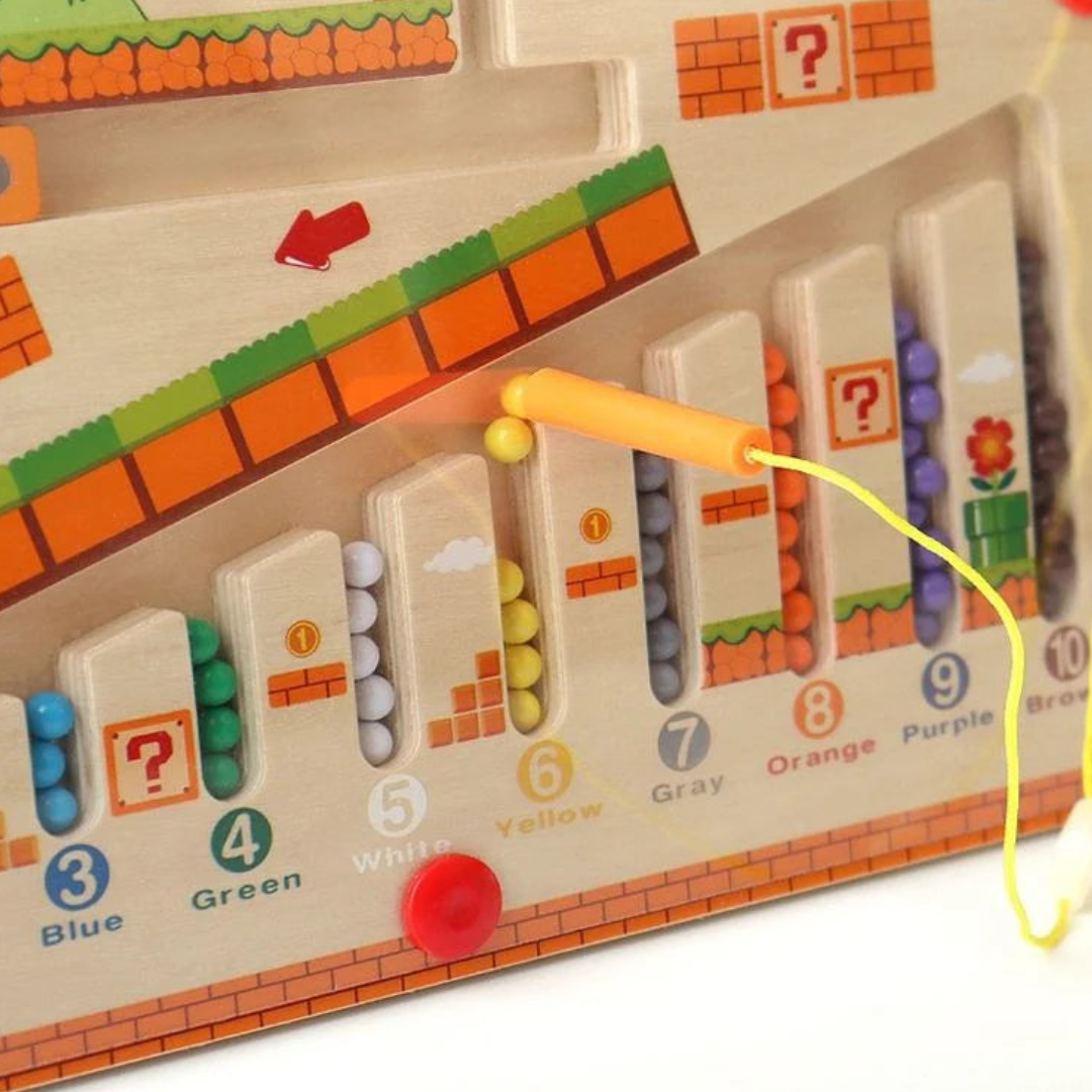 MazeMaster- Montessori Zahlen- und Farbenlabyrinth