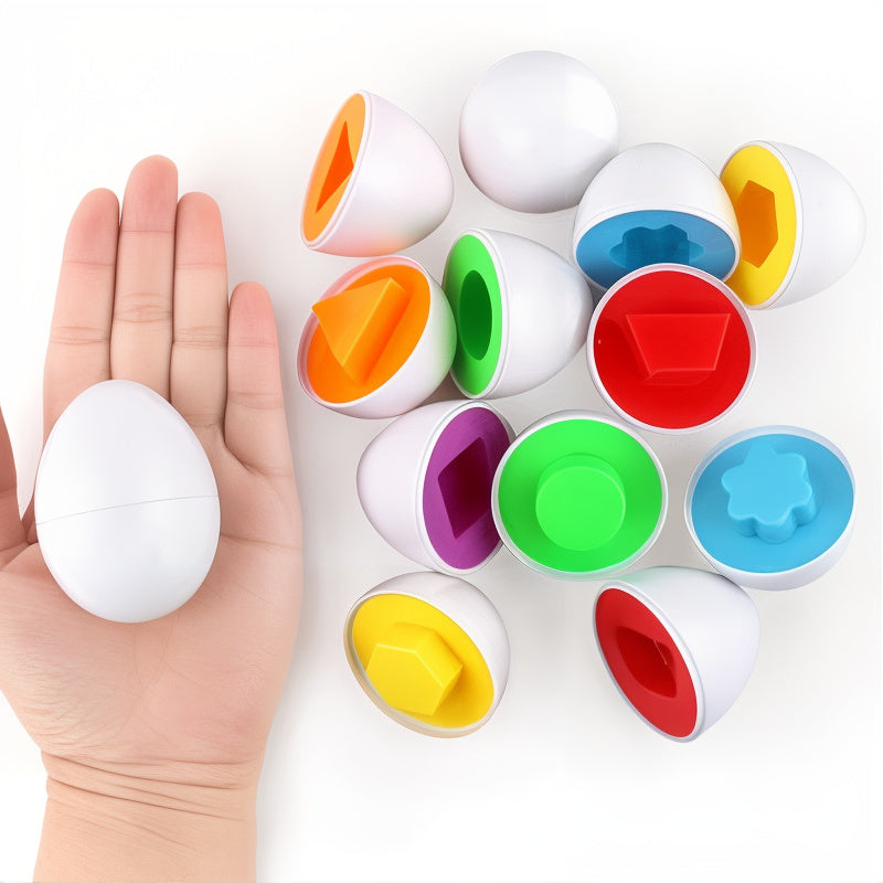 GeoEggs- Bunte geometrische Eier zum Aufbau von Fähigkeiten