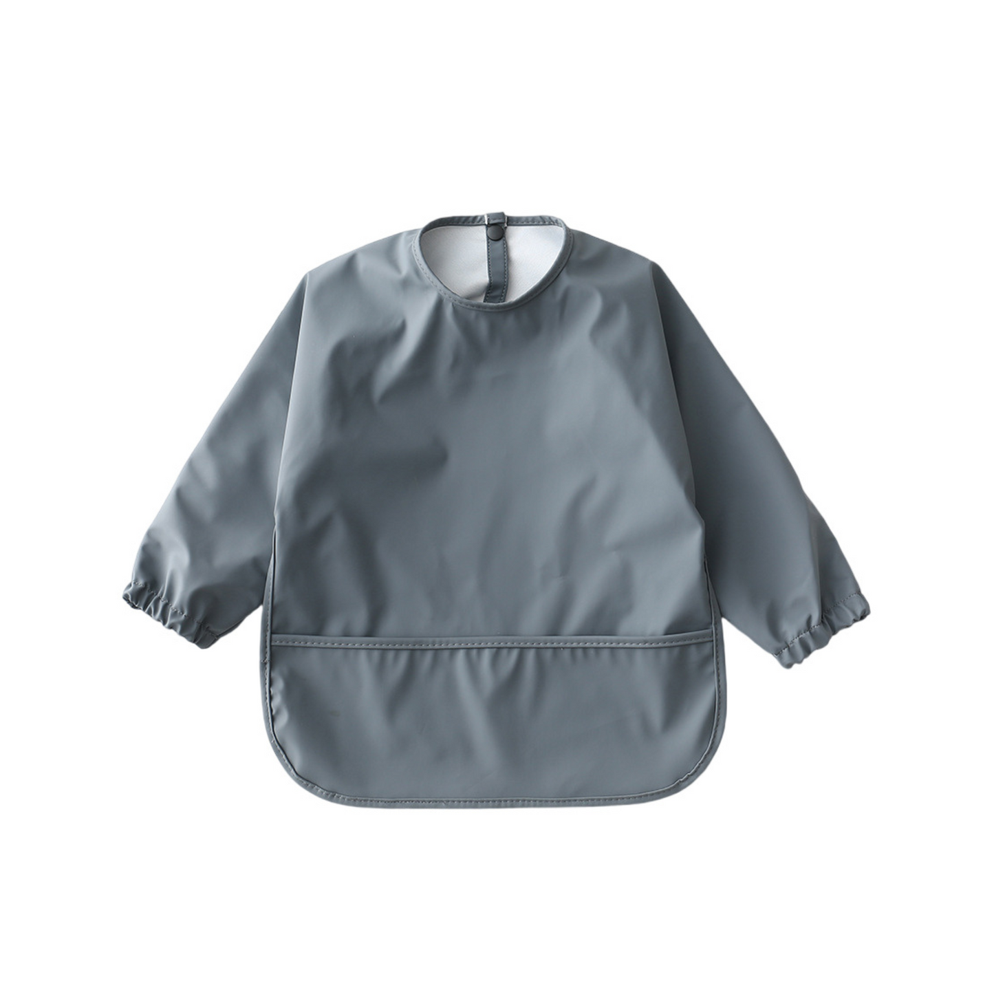 Waterdichte babyslab met lange mouwen in Shadow Slate