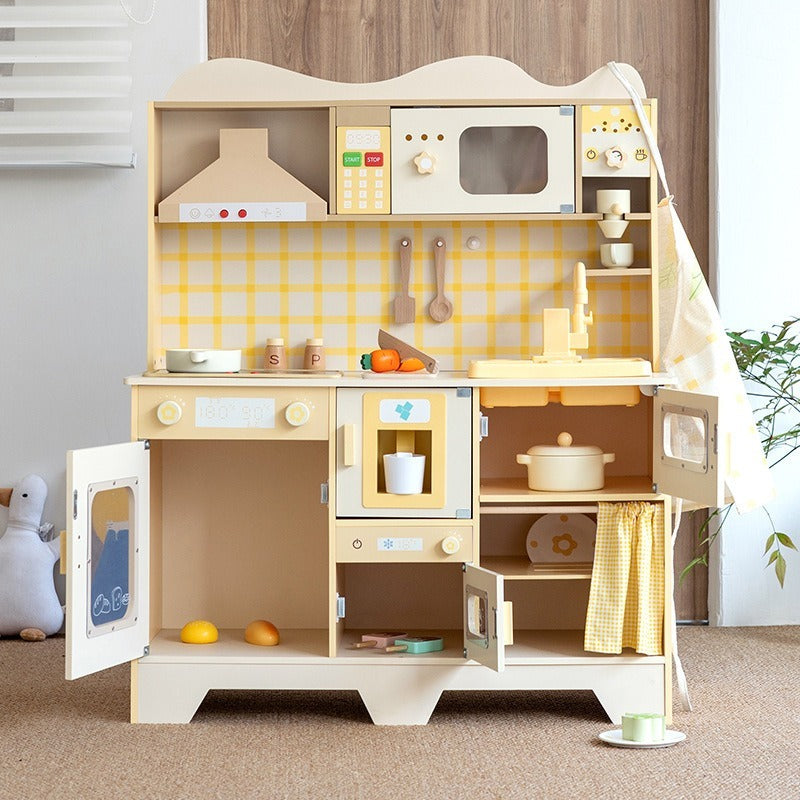 KitchenPlay - Tiny Land Wooden Play Kitchen Toy