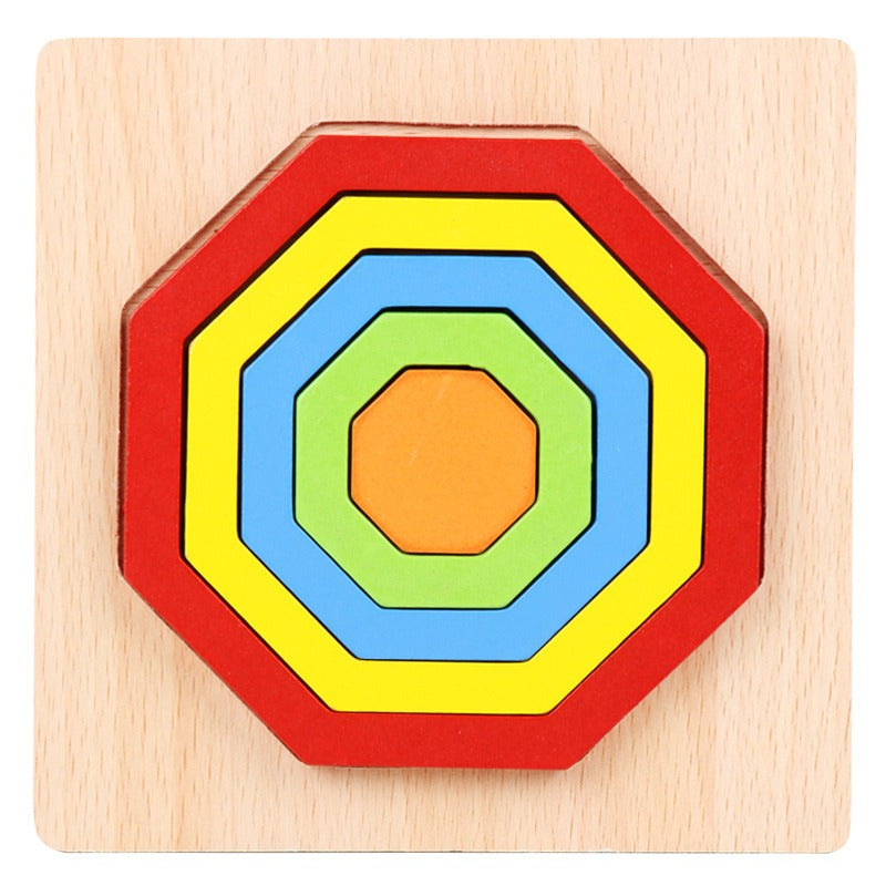 ShapeSort - Holz Montessori Puzzle-Spiel