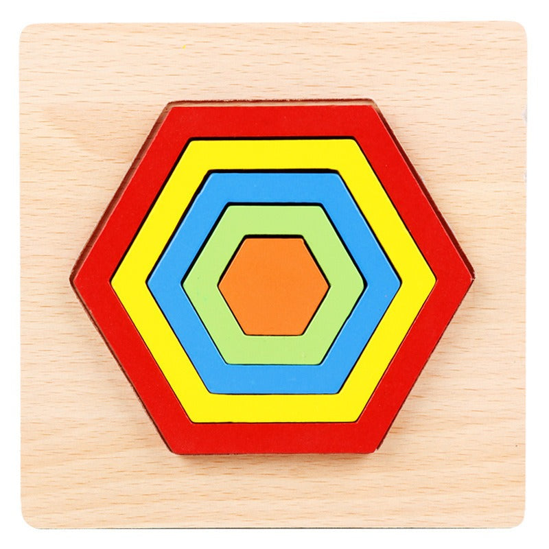 ShapeSort - Holz Montessori Puzzle-Spiel