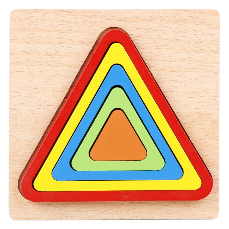 ShapeSort - Holz Montessori Puzzle-Spiel