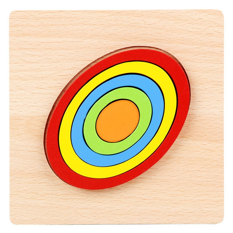 ShapeSort - Holz Montessori Puzzle-Spiel