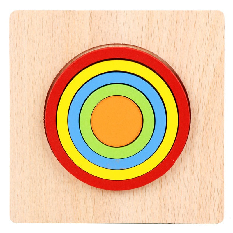 ShapeSort - Holz Montessori Puzzle-Spiel