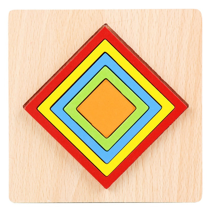 ShapeSort - Holz Montessori Puzzle-Spiel