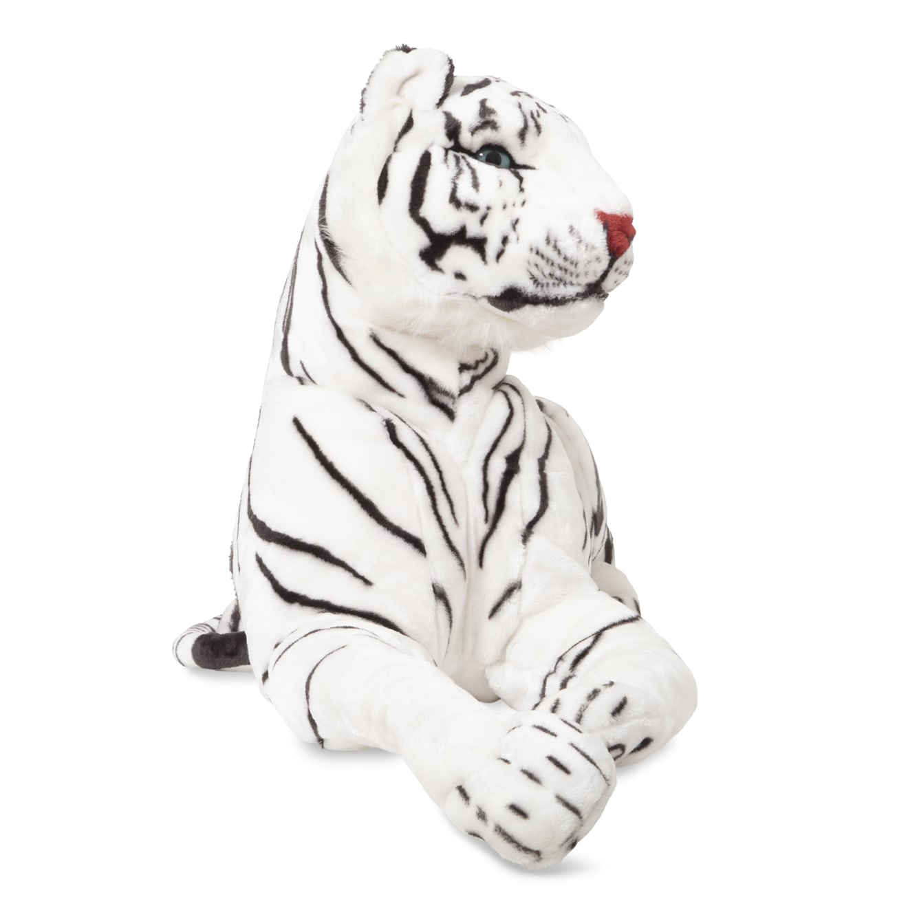 Witte tijger, gigantische knuffel