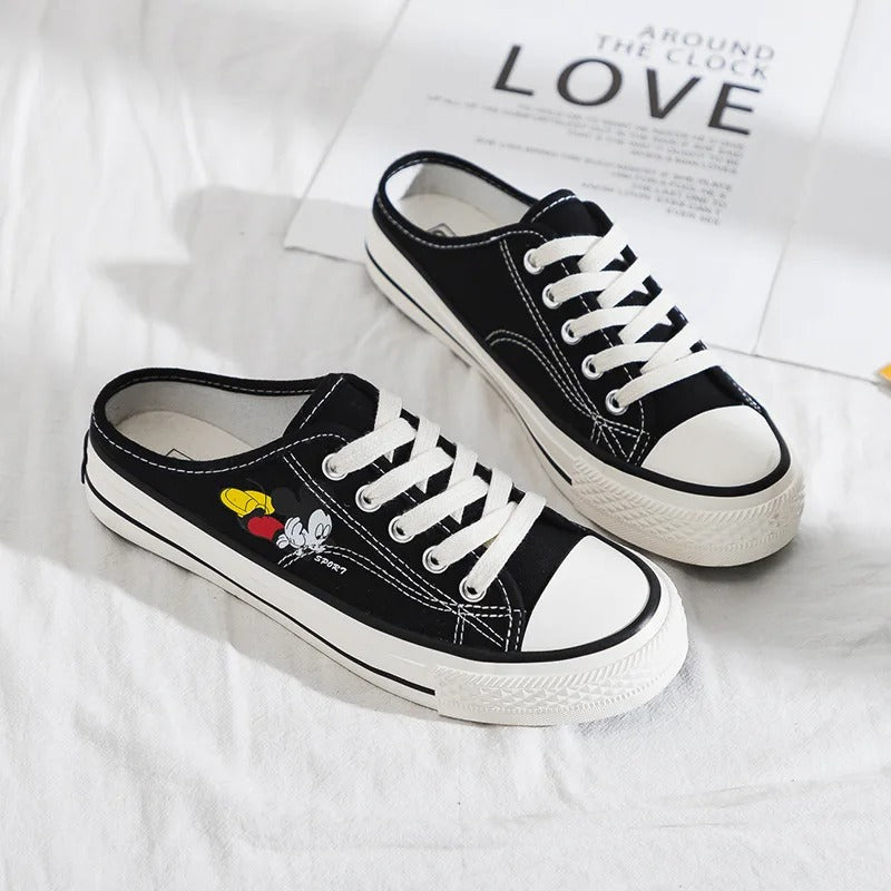 Klassieke Mickey Low Top Canvas Sneakers