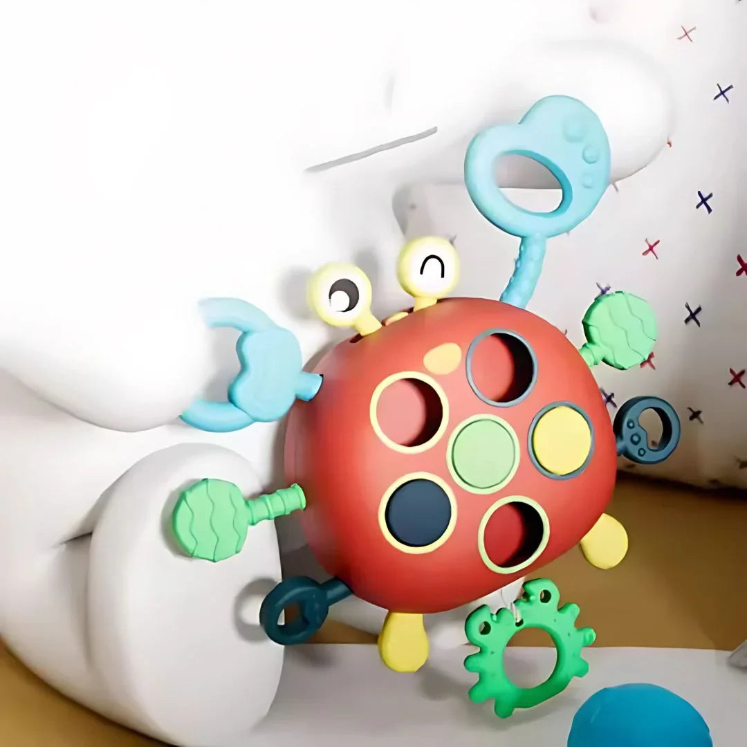 CrabBuddy – Fidget Krabben-Spielzeug für Babys ab 6 Monaten