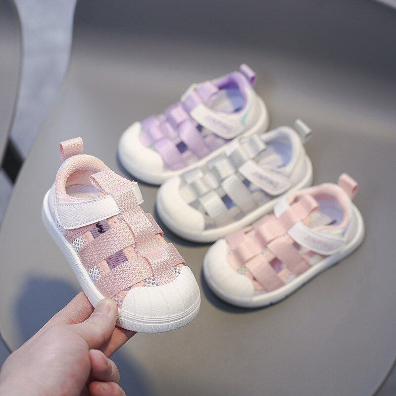 Antislip sandalen met klittenband