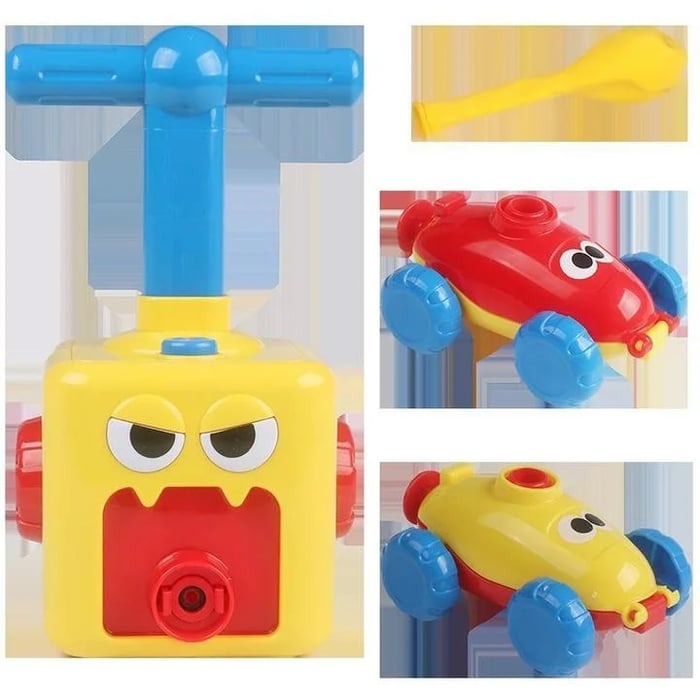 SpeedyPop -Luftwaffe Ballon-Rennwagen Spielzeug