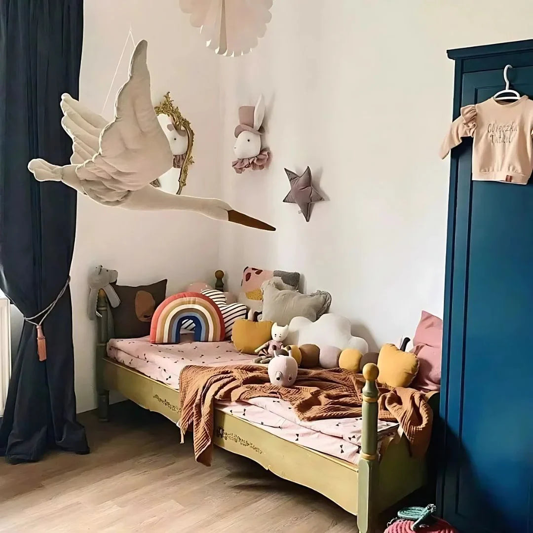 DreamSwan – Weiche Hängende Schwan Deko fürs Kinderzimmer