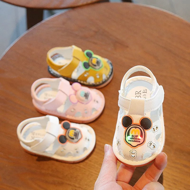 Mickey Mouse peuterschoenen met rubberen zool