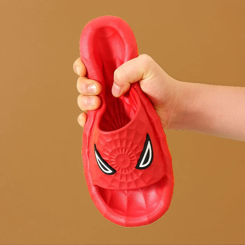 Spiderman Patterned Bathroom Slippers