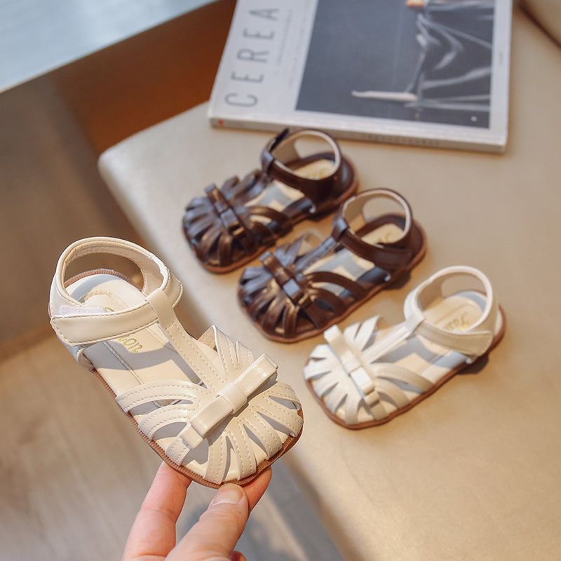 Soft Soled Anti Slippery Bowknot Kids Sandals