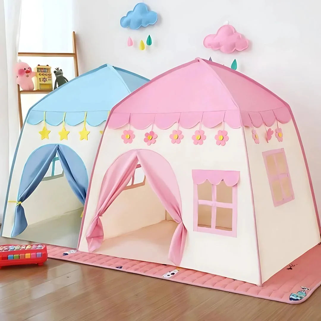 DreamyDome – Kinder Faltbares Spielzelt Haus 1+