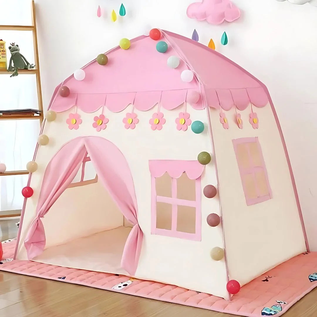 DreamyDome – Kinder Faltbares Spielzelt Haus 1+
