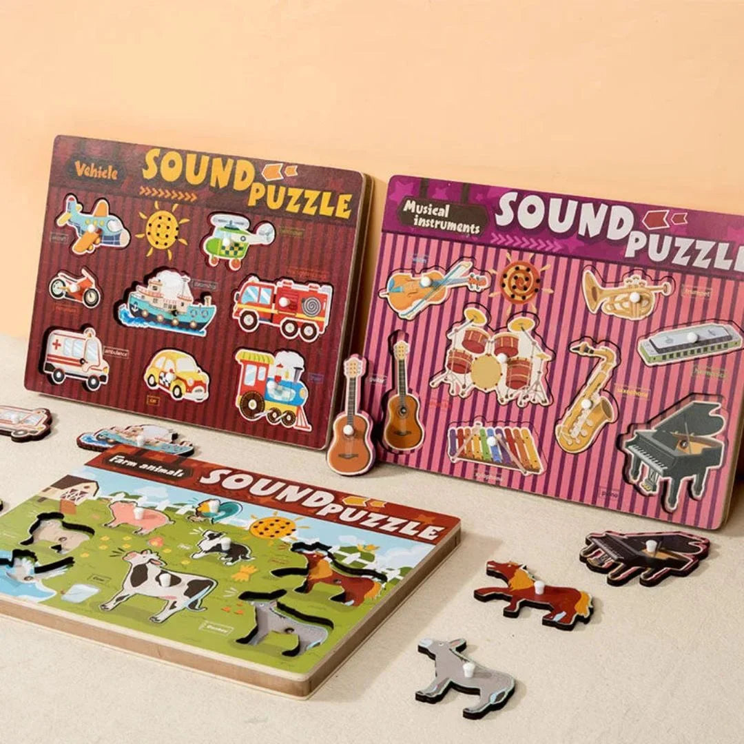 EchoMatch – Geräusch-Memory Puzzle Spiel für Kinder ab 3 Jahren