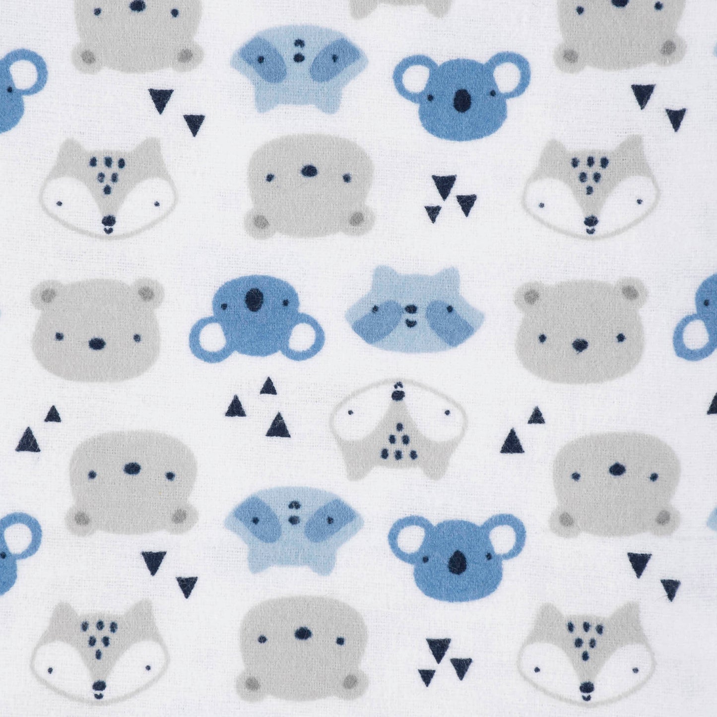 5-Pack Baby Boys Critters Flannel Receiving Blankets