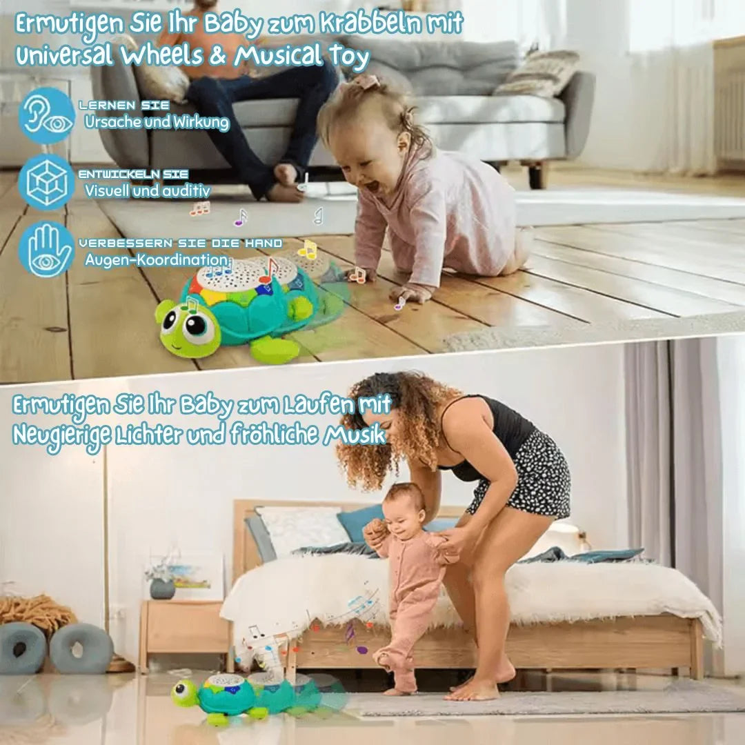StarShell – Schildkrötenprojektor für Kinder ab 3+ – Fördert das Krabbeln